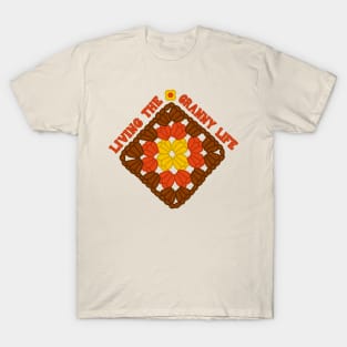 70s Crochet Granny Life T-Shirt